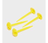 Groundsheet Pegs (8cm), Yellow One Size