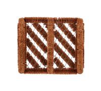 Groundsman Boot Scraper Mat Brown (36Cm X 33Cm)