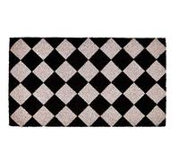 GROUNDSMAN COIR DOORMAT HOME CHEQUERBOARD 40CM X 70CM GMDM85