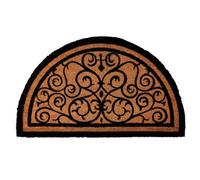 Groundsman Half Moon Coir Mat Brown/black (One Size)