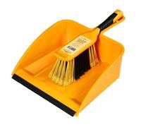 Groundsman Heavy Duty Dustpan and Brush SetOne Size Yellow/Black ST13370