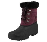 GroundWork Ladies Groundwork Active Winter Boots LS005 - Purple - UK 6