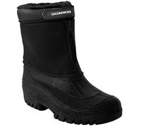 Groundwork LS88 Womens Muckers Mukker Stable Winter Waterproof Lined Snow Boots Thermal Fur Fleece Lined Shoe (8 UK, Black LS88, numeric_8)