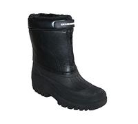 Groundwork Mens Horse Riding Yard Water Resistant Stable Walking Rain Snow Winter Warm Farm Mucker Boots UK 7-12 (Black LS90, UK Footwear Size System, Adult, Men, Numeric, Medium, 9)