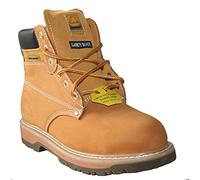 Groundwork New Mens Lace Up Steel Toe Safety Ankle Work Boots Size UK 6-14 (Honey, 7 UK, numeric_7)