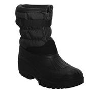 Groundwork Originals Mens Mid Calf Water Resistant Snow Rain Thermal Fur Fleece Lined Winter Mud Mucker Farm Yard Boots (8 UK, Black Quilted, numeric_8)