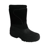 Groundwork Womens Horse Riding Yard Stable Walking Winter Warm Farm Mucker Boots in Sizes 4-8 (Black Faux Suede, UK Footwear Size System, Adult, Women, Numeric, Medium, 7)