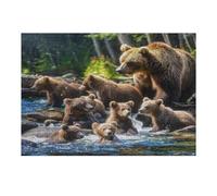 Group Adorablelittle Bears 300 Pieces Jigsaw Puzzles For Men Educational Decompression Adults Anxiety Memory Care Mothers Valentines Cardboard 300 PCS