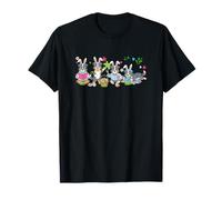 Group Australian Shepherds Easter Reading Book Hunting Eggs T-Shirt