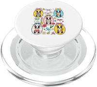 Group Boston Terriers Inside Easter Eggs Collection Colorful PopSockets PopGrip for MagSafe