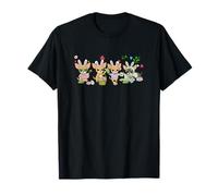 Group Bunny Chihuahuas Easter Reading Book Hunting Eggs T-Shirt