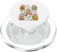 Group Chow Chows Inside Easter Eggs Collection Colorful PopSockets PopGrip for MagSafe
