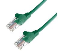 Group Gear 28-0010GN 1 m RJ45 UTP CAT 5e 24AWG Stranded Flush Moulded Snagless Network Cable - Green