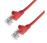 Group Gear 31-0010R 1 m RJ45 UTP CAT 6 24AWG LS0H Stranded Flush Moulded Snagless Network Cable - Red