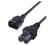 Group Gear Connektgear 3M Mains Extension Hot Rated Power Cable C14 Plug To C15