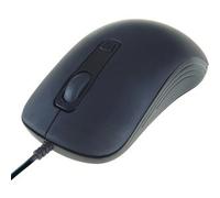 Computer Gear Wired Full Size 4 Button Optical Scroll Mouse Black