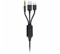 Group Gear Hp532 Usb-C /A /3.5Mm Headset Boom Mic Black