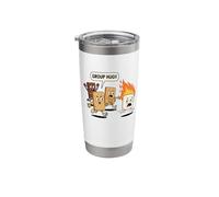 Group Hug Smores Marshmallow Campfire Funny Camping Stainless Steel Insulated Tumbler