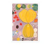 Group Iv - The Ten Largest - Adulthood Hilma Af Klint Art Print, Modern Art Painting Print, Abstract Geometric Art Exhibition Wall Art, Vintage Home Decor Artwork, A4 (Print Only) - 29.7x21cm