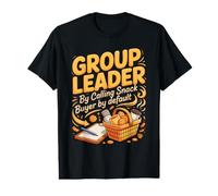 Group Leader By Calling Snack Buyer By Default Bible Study Value Graphic T-Shirt