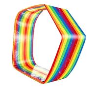 Group Leaning Activity Run Mat | 600x70cm Fun Striped Toy | Coordination Race Mat | for Adults Kids Indoor Outdoor Backyard Field Day Party Corporate Event
