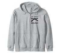 Group Martial Arts And Matching Jiu Jitsu Squad Zip Hoodie