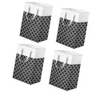 Group of 4 High Capacity 75L Laundry Hampers Practical Foldable Design for Compact Organization Space Saving Folding Hamper