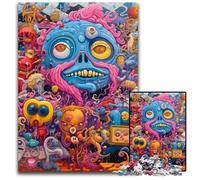 Group of Monsters 1000 Piece Jigsaw Puzzle Impossible Jigsaw Puzzles for Adults Ideal for Teenagers & Collectors, Travel Gift, Family Activity 50x75CM/19.68x29.52inch