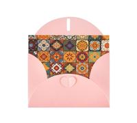 Group of Moroccan Geometric Greeting Cards Blank Note Cards with Envelopes Happy Birthday Card Thank You Card Wedding Party Invitation Cards for All Occasions 4x6 Inch