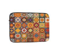 Group of Moroccan Geometric Laptop Sleeve Bag 13 Inch Waterproof Shockproof Laptop Case Bag Lightweight Tablet Travel Cover Computer Skin Bag Tablet Carrying Case