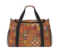 Group of Moroccan Geometric Lightweight Waterproof Large Capacity Handheld Shoulder Crossbody Travel Bag Personal Belongings Organizer Bag