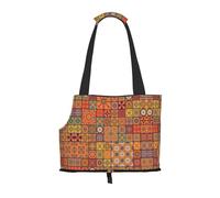 Group of Moroccan Geometric print Puppy Carrier Pets Dogs Dog Walking Bags Carrier Bags for small Dogs and Cat and Rabbit
