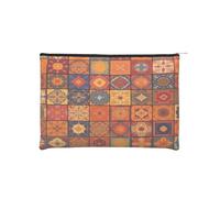 Group of Moroccan Geometric Reusable Paper Cosmetic Bag Waterproof & Lightweight for Travel, School & Daily Use Full-Print Design Women, Students, Eco-Conscious