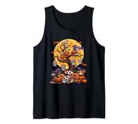 Group Rats As Witch Mummy Halloween Pumpkins On Tree Tank Top