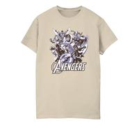 Group Ringspun Cotton T-Shirt Avengers Light Sand S
