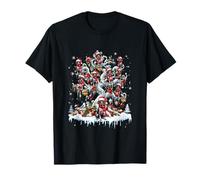 Group Santa German Shorthaired Pointers On Christmas Tree T-Shirt