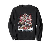 Group Santa St. Bernards On Christmas Tree Owner Kids Sweatshirt
