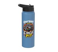 Group Therapy Circle Pit Thrash Stainless Steel Insulated Water Bottle