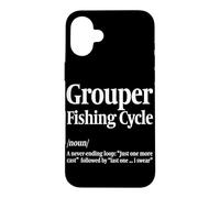 Grouper Fishing Case for iPhone 16 Plus