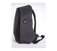 Grouptronics ‘AS-Protection' Supreme Premium Laptop Backpack Full Back Polymer Armour Shockproof Anti Theft Zip 15.6" Laptops USB Charging in Grey Grouptronics Grey