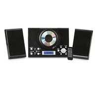 Grouptronics CD Player with Speakers - HiFi System for Home with Radio, USB, MP3, Clock Alarm & Remote - Compact Stereo System with Wall Mount Design - Small CD Players for Home - GTMC-101