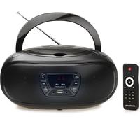 Grouptronics Small Portable CD Player For Home With Speakers - Boombox Mains