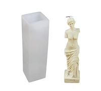 Groust Silicone Mould - Venus De Milo Greek Roman Mythology Goddess Aphrodite Candle Molds, Nordic Style Mould For Handmade Soap, Plaster Of Paris