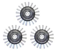 Grout Groovy! Brush Wheel, Nylon, Standard, Pack of 3