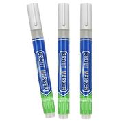 Grout Line Pen Set 3 Pack for Kitchen Bathroom Wall Floor Seams with Pen Applicator and Recolor Grout Seam Recolor Line Marker Wall Floor Seam Repair Marker Household Renter