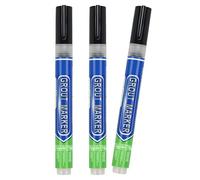 Grout Line Pen Set 3 Pack for Kitchen Bathroom Wall Floor Seams with Pen Applicator and Recolor Grout Seam Recolor Line Marker Wall Floor Seam Repair Marker Household Renter