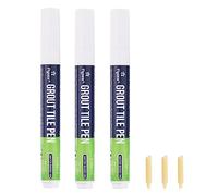 Grout Pen 3pcs | White Grout Pen | Tile Grout Reviver | Tile Paint for Bathroom | WHITE