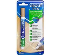 Grout Pen - Designed for restoring tile grout in bathrooms & kitchens (Beige)