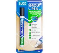 Grout Pen - Designed for restoring tile grout in bathrooms & kitchens (Black)