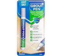 Grout Pen - Designed for restoring tile grout in bathrooms & kitchens (Light Grey)